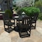 Highwood Usa Lehigh 5pc Round Counter Height Outdoor Patio Furniture Dining Set AD-CNL48-BKE - alternate 2